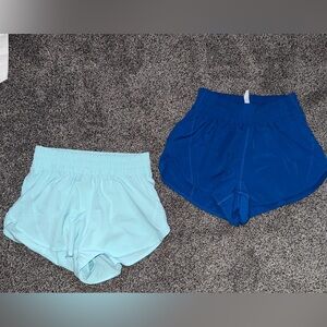 Women's Aqua and Royal Blue Shorts Bundle